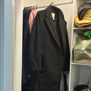 H&M Black Pea Coat